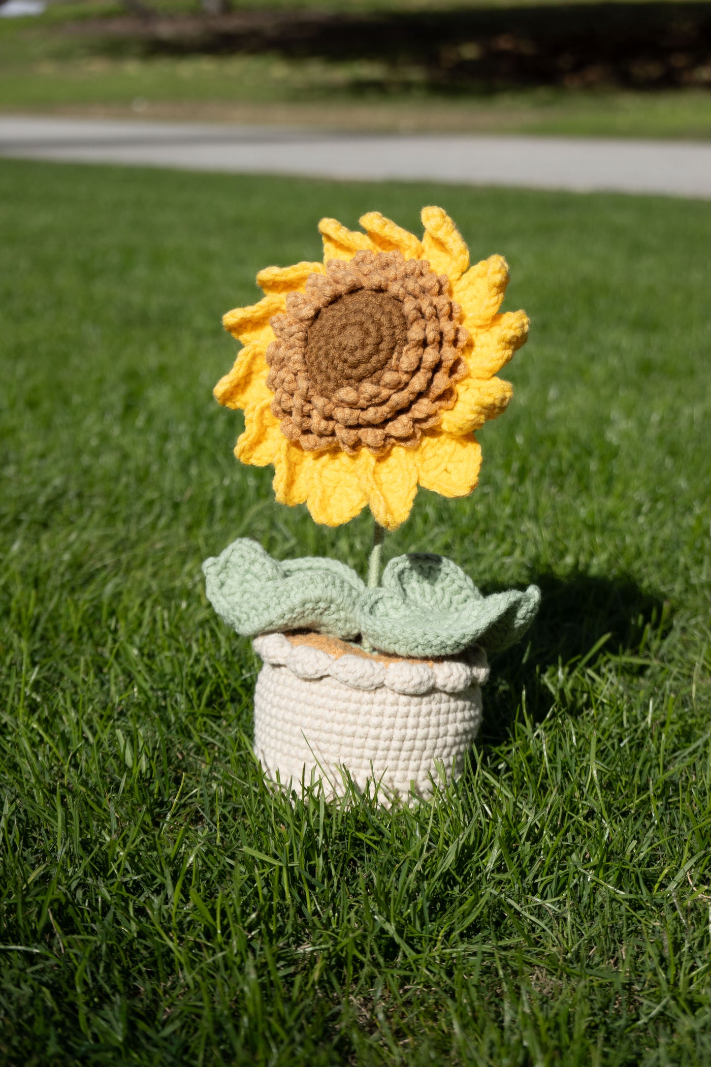 handmade-crochet-sunflower